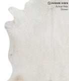 Solid White Cowhide Rug #68807