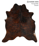 Dark Brindle Cowhide Rug #68811