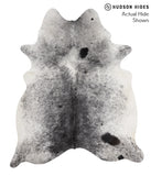 Salt and Pepper Black Cowhide Rug #68822