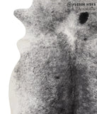 Salt and Pepper Black Cowhide Rug #68822