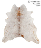 Salt and Pepper Brown Cowhide Rug #68859