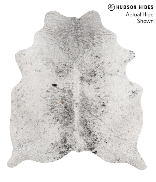 Salt and Pepper Black Cowhide Rug #68971