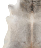 Grey with Beige Cowhide Rug #69004
