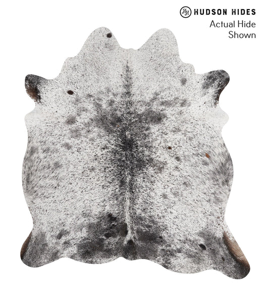 Salt and Pepper Black Cowhide Rug #69050