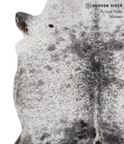 Salt and Pepper Black Cowhide Rug #69050