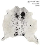 Salt and Pepper Black Cowhide Rug #69171