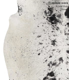 Salt and Pepper Black Cowhide Rug #69171