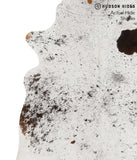 Salt and Pepper Brown Cowhide Rug #69306