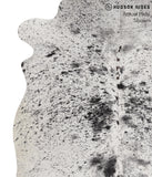 Salt and Pepper Black Cowhide Rug #69307