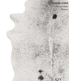 Salt and Pepper Black Cowhide Rug #69320