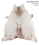 Salt and Pepper Brown Cowhide Rug #69365