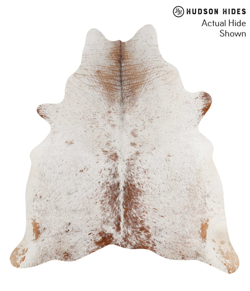 Salt and Pepper Brown Cowhide Rug #69365