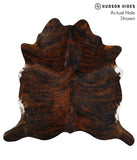 Dark Brindle Cowhide Rug #69545
