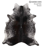 Salt and Pepper Black Cowhide Rug #69548