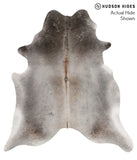 Grey with Beige Cowhide Rug #69652