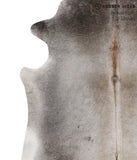 Grey with Beige Cowhide Rug #69652