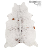 Salt and Pepper Brown Cowhide Rug #69667