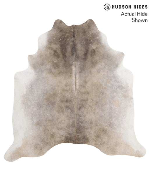 Grey with Beige Cowhide Rug #69708