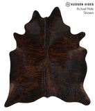 Dark Brindle Cowhide Rug #69850