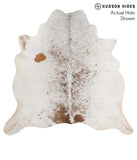 Salt and Pepper Brown Cowhide Rug #69988