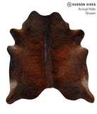 Dark Brindle Cowhide Rug #70072