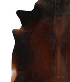 Brown with Red Cowhide Rug #70104