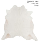 Solid White Cowhide Rug #70139