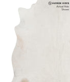 Solid White Cowhide Rug #70139