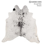 Salt and Pepper Black Cowhide Rug #70247