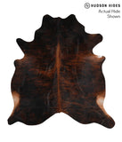 Dark Brindle Cowhide Rug #70248