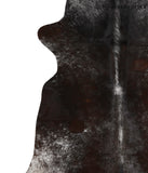 Salt and Pepper Brown Cowhide Rug #70472