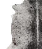 Salt and Pepper Brown Cowhide Rug #70474