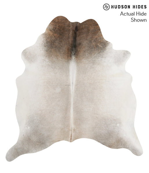 Grey with Beige Cowhide Rug #70933