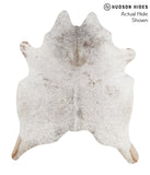 Salt and Pepper Brown Cowhide Rug #70962