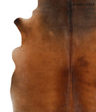 Brown with Red Cowhide Rug #71101