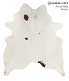 Brown and White Regular Cowhide Rug #71172