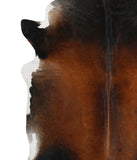 Brown with Red Cowhide Rug #71181