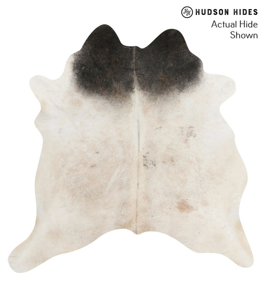 Grey with Beige Cowhide Rug #71215