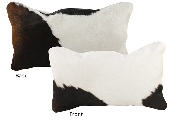 Chocolate and White Cowhide Pillow #71881