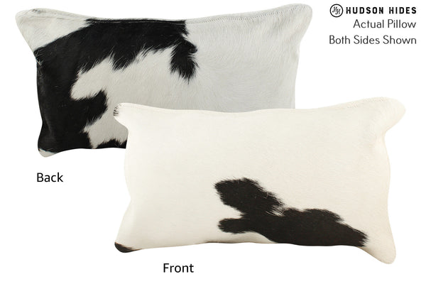 Black and White Cowhide Pillow #72083