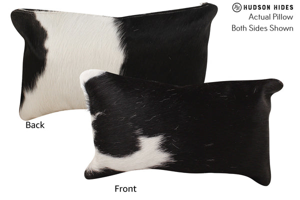 Black and White Cowhide Pillow #72185