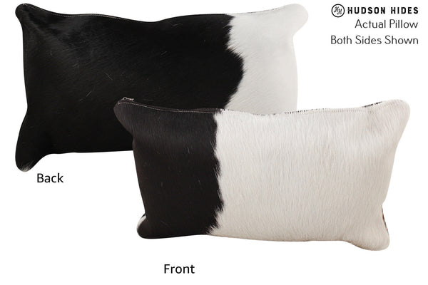 Black and White Cowhide Pillow #72196