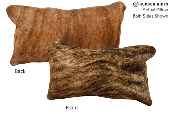 Medium Brindle Cowhide Pillow #72285