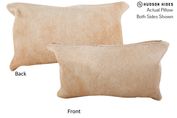 Beige Cowhide Pillow #72341