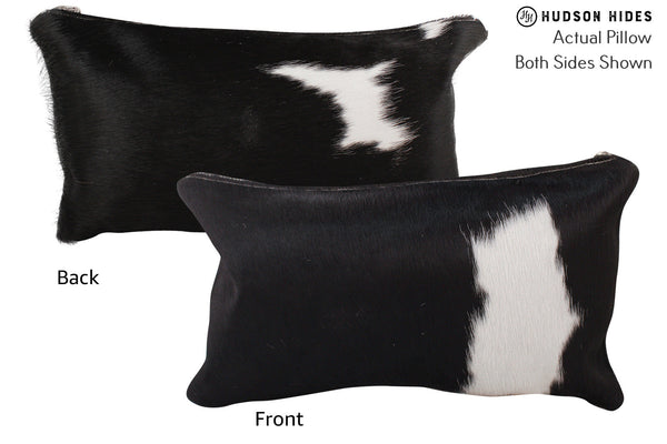 Black and White Cowhide Pillow #72368
