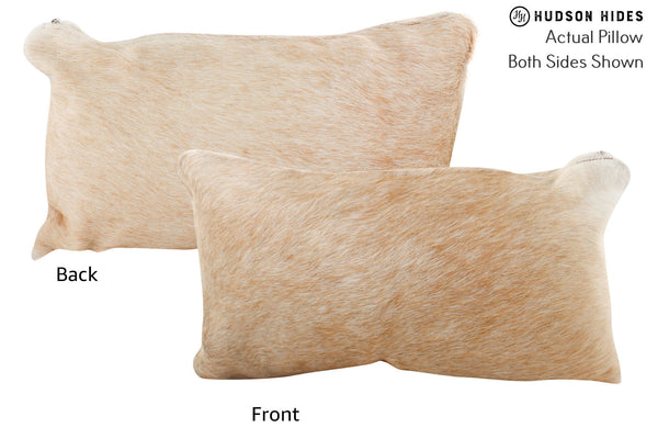 Beige Cowhide Pillow #72396