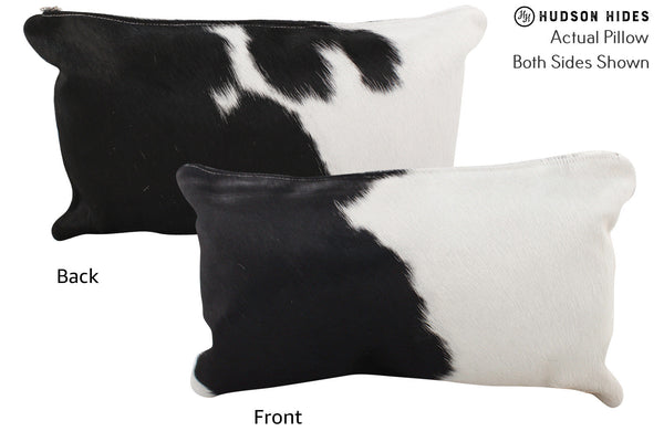 Black and White Cowhide Pillow #72401