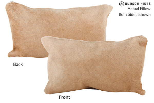 Beige Cowhide Pillow #72431