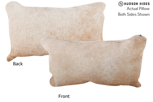 Beige Cowhide Pillow #72563
