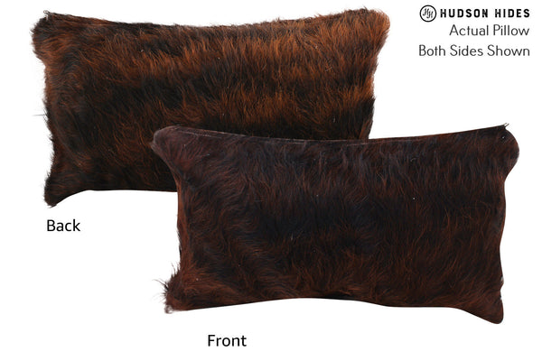 Dark Brindle Cowhide Pillow #72595